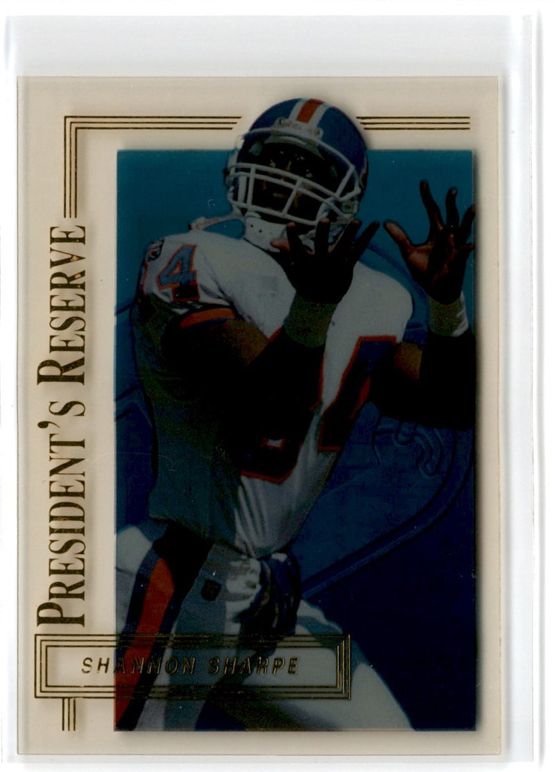 1996 Collector's Edge President's Reserve Shannon Sharpe