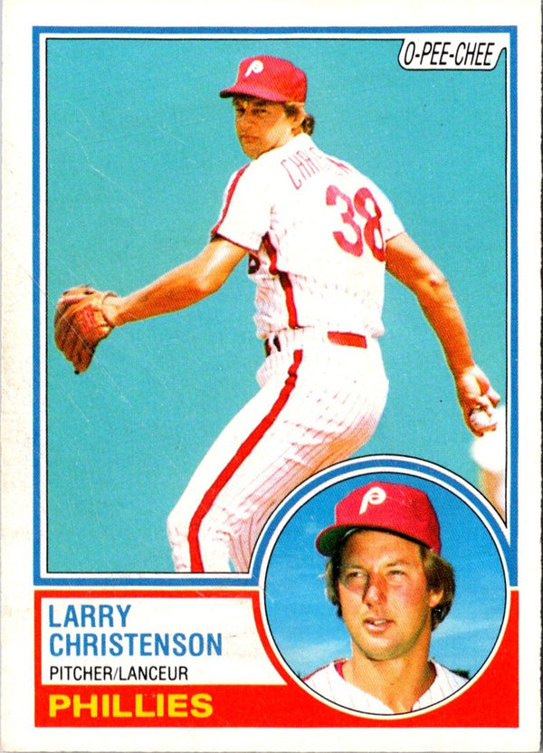 1983 O-Pee-Chee Larry Christenson #286