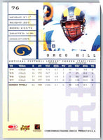1998 Leaf Rookies And Stars Greg Hill #76