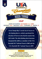 2013 Panini USA Champions Riccio Torrez #46