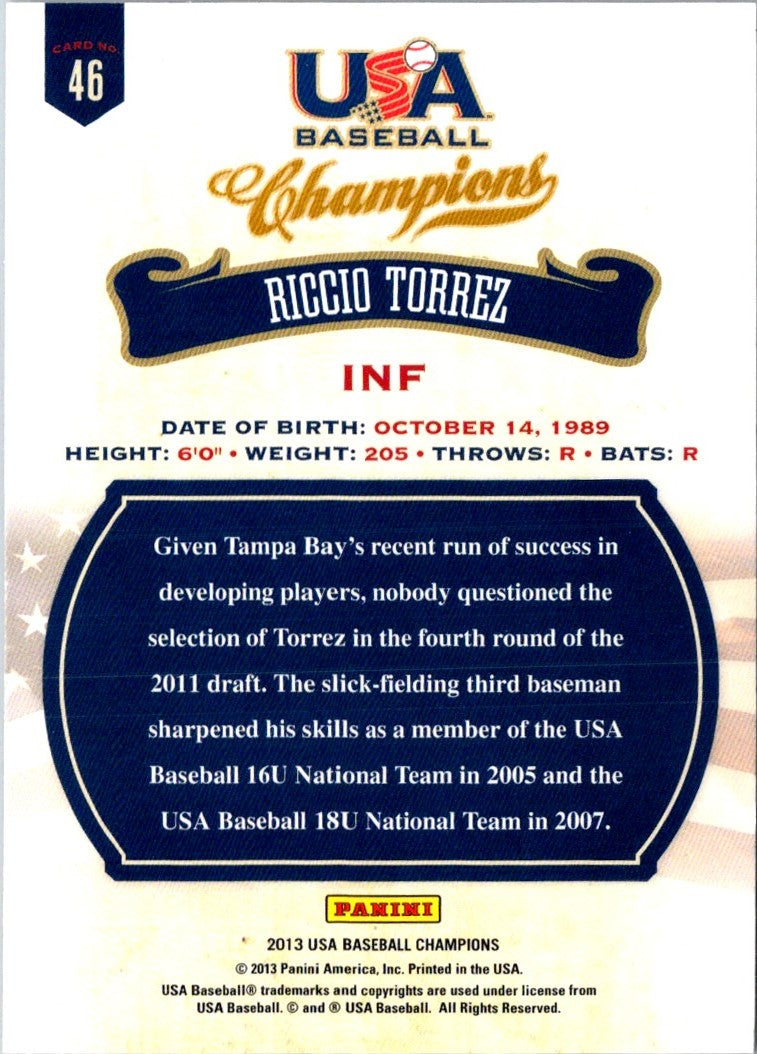 2013 Panini USA Champions Riccio Torrez