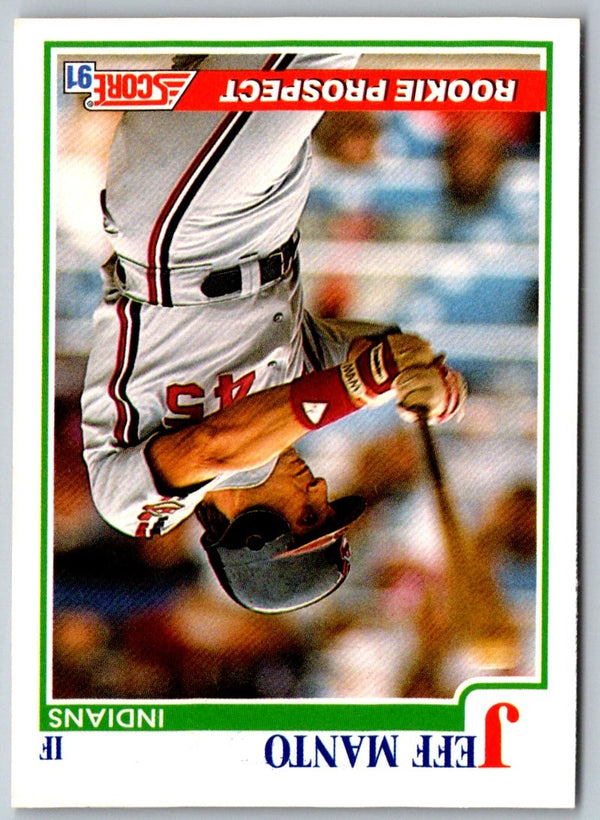 1991 Score Jeff Manto #337