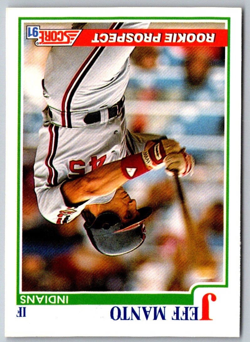 1991 Score Jeff Manto