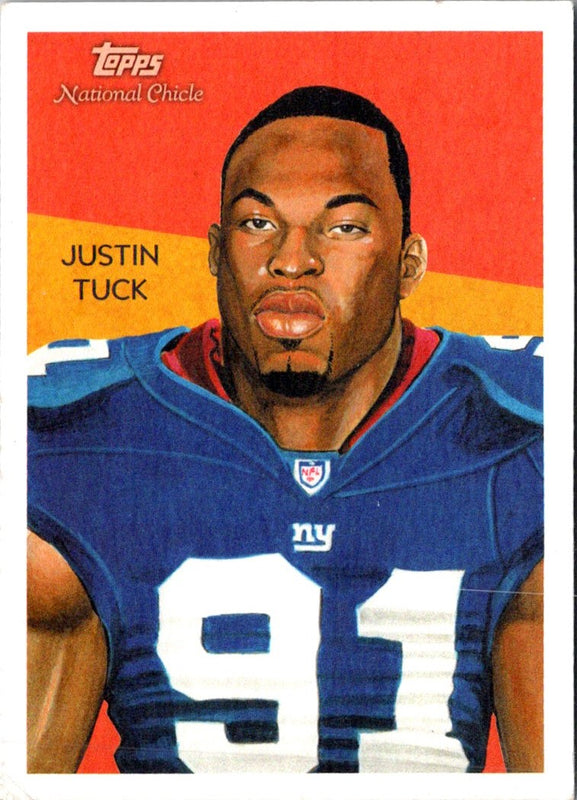 2009 Topps National Chicle Justin Tuck #C12
