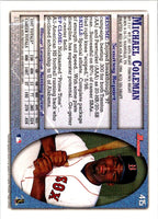 1998 Bowman Chrome Refractors Michael Coleman #415
