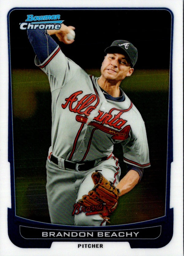 2012 Bowman Chrome Brandon Beachy #38