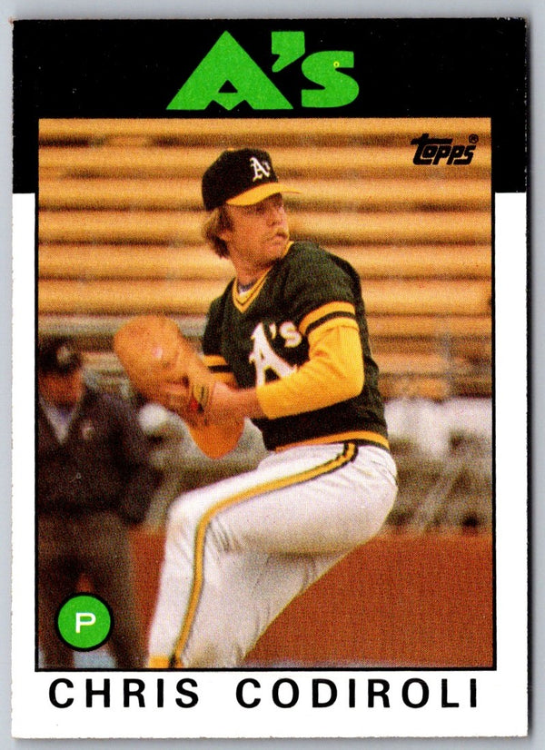 1986 Topps Chris Codiroli #433