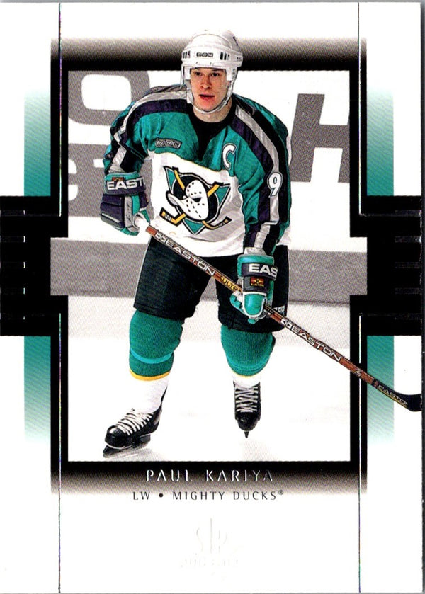 1999 SP Authentic Paul Kariya #1