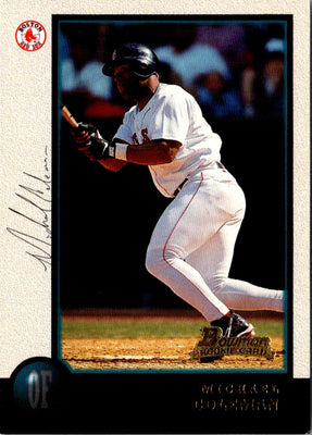 1998 Bowman Chrome Refractors Michael Coleman #415