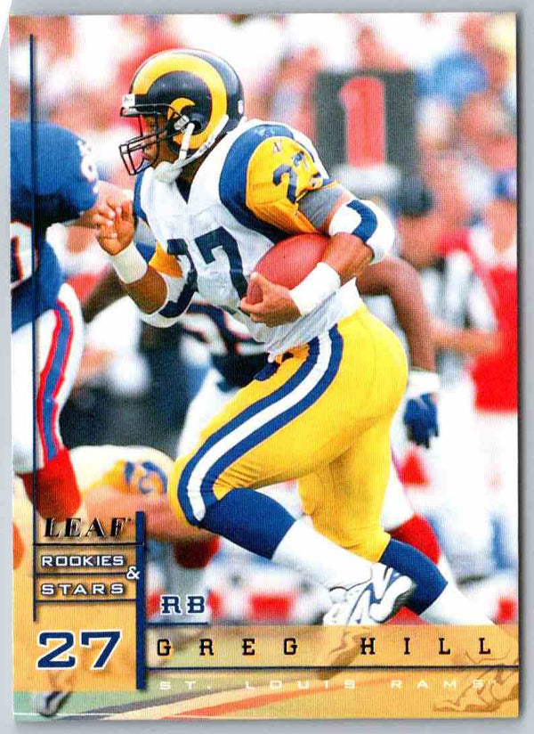 1998 Leaf Rookies And Stars Greg Hill #76