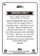 2012 Topps Magic Marshawn Lynch