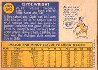 1970 Topps Clyde Wright #543 EX-MT+