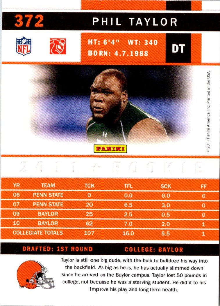 2011 Score Phil Taylor