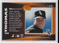 1995 SportFlix Frank Thomas #7 OF 20