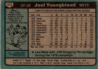 1980 Topps Joel Youngblood #372