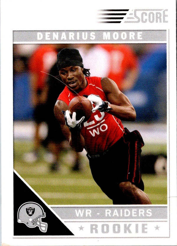 2011 Score Denarius Moore #330 Rookie