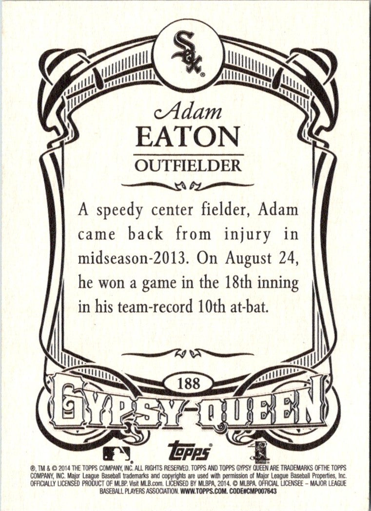 2014 Topps Gypsy Queen Adam Eaton