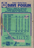 1990 Topps Dave Poulin #362