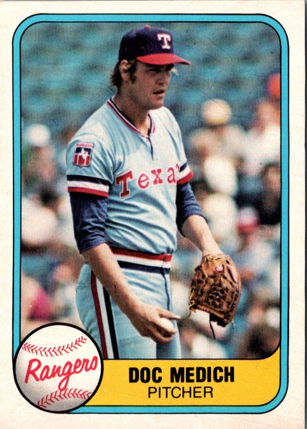 1981 Fleer Doc Medich #627