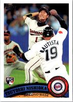 2011 Topps Tsuyoshi Nishioka #501 Rookie