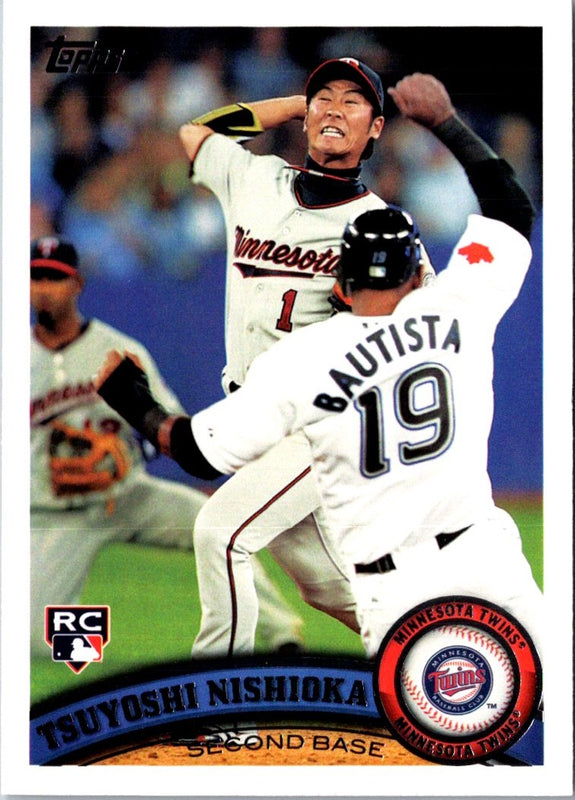 2011 Topps Tsuyoshi Nishioka #501 Rookie