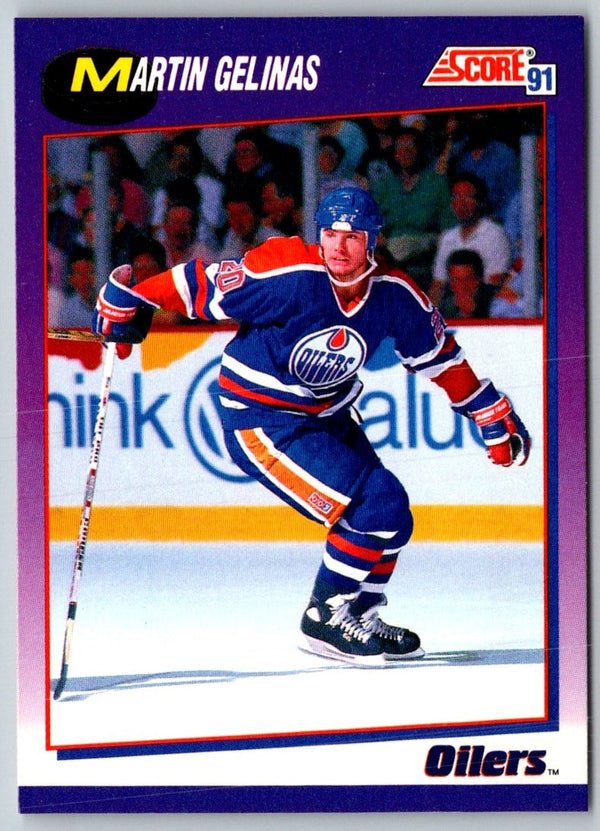 1991 Score American Martin Gelinas #159