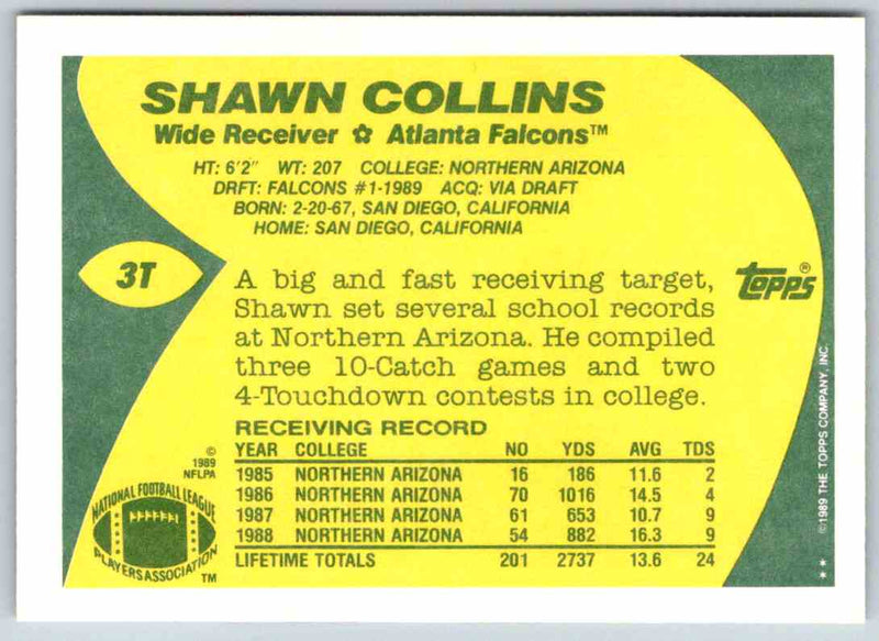 1989 Topps Shawn Collins