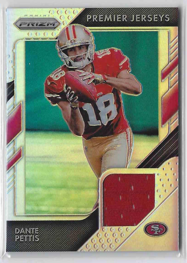 2018 Prizm Dante Pettis #PP-18 Rookie Patch RC