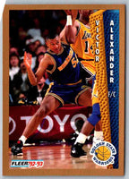 1992 Fleer Victor Alexander #72