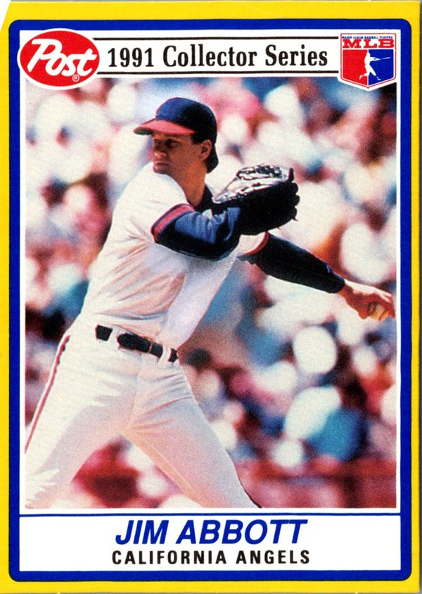 1991 Post Cereal Jim Abbott #20