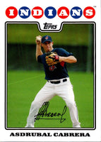 2008 Topps Asdrubal Cabrera #617