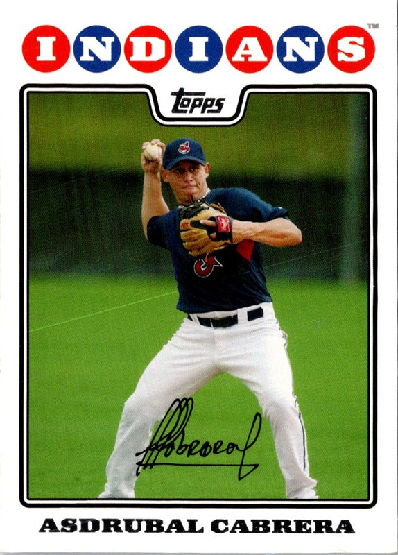 2008 Topps Asdrubal Cabrera #617