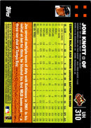2007 Topps Updates & Highlights Jon Knott