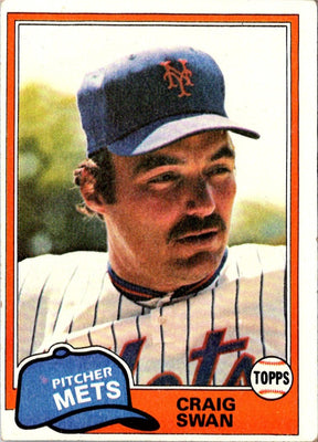 1981 Topps Craig Swan #189