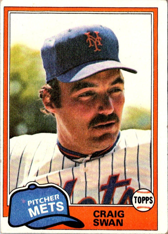 1981 Topps Craig Swan #189