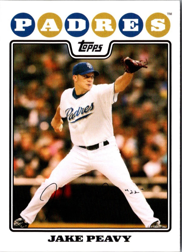 2008 Topps Jake Peavy #50