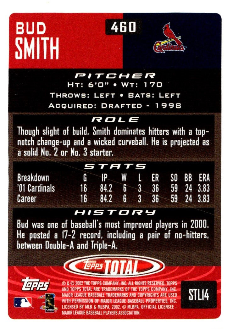 2002 Topps Total Bud Smith