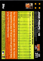 2007 Topps Updates & Highlights Josh Phelps #UH311