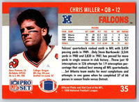 1990 Pro Set Chris Miller #35
