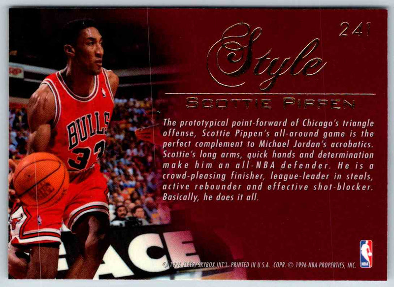 1995 Flair Style Scottie Pippen Bulls