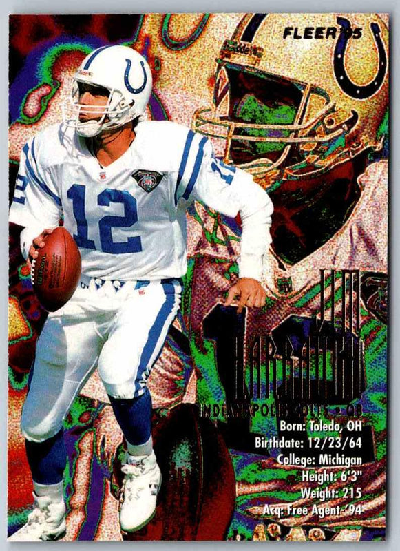 1995 Fleer Jim Harbaugh #165