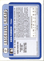 1990 Swell Baseball Greats Ken Forsch #37