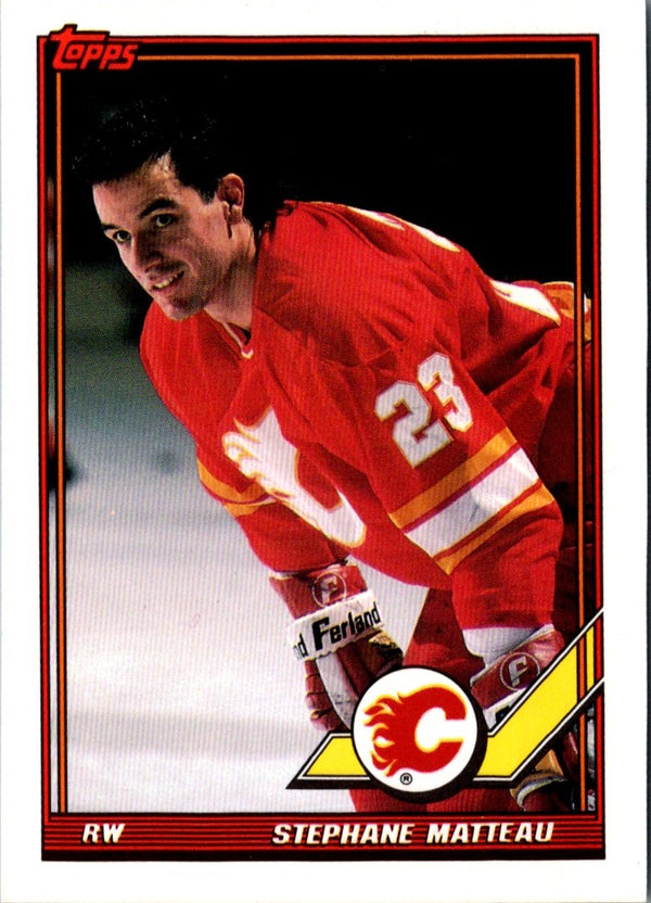 1991 Topps Stephane Matteau #383