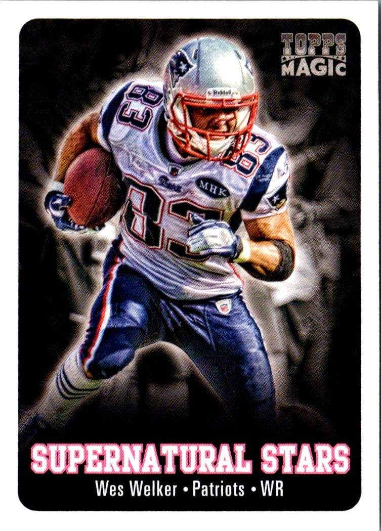 2012 Topps Magic Supernatural Stars Wes Welker