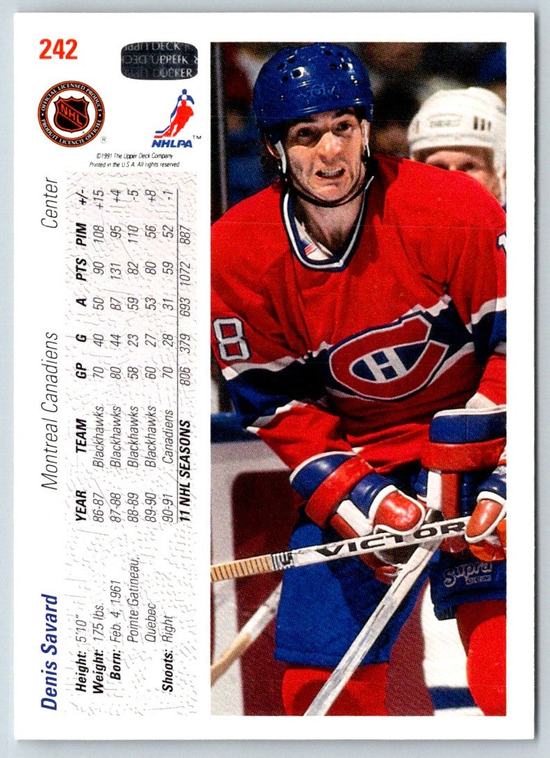 1991 Upper Deck Denis Savard