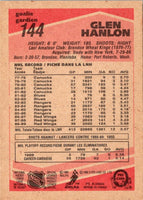 1989 O-Pee-Chee Glen Hanlon #144