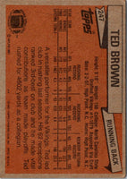 1981 Topps Ted Brown #247 Rookie