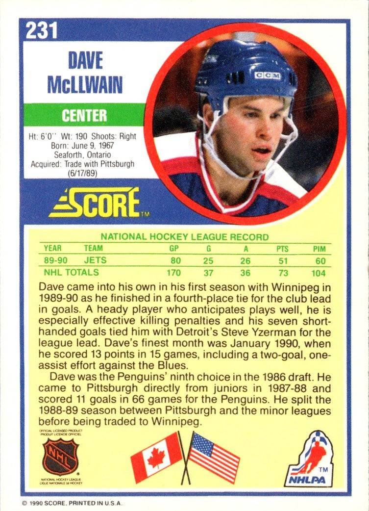 1990 Score American Dave McLlwain