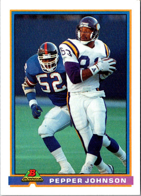 1991 Bowman Pepper Johnson #357