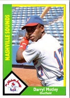 1990 CMC Nashville Sounds Darryl Motley #18